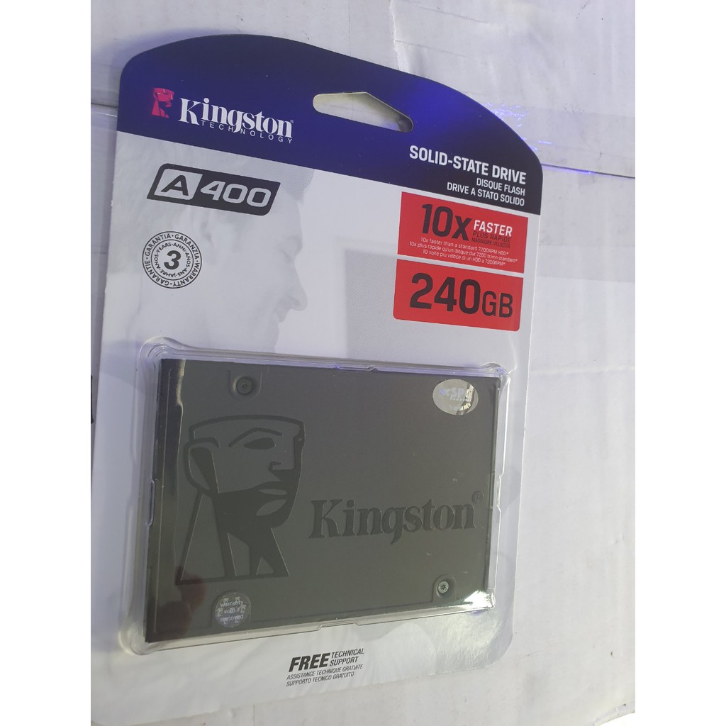 [Mã 255ELSALE giảm 7% đơn 300K] Ổ Cứng SSD Kington SA400 240GB SATA III | BigBuy360 - bigbuy360.vn