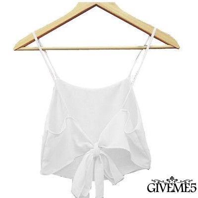 Áo hai dây nữ phối nơ hở lưng quyến rũ