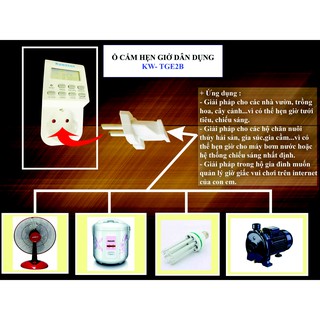 Ổ Cắm Hẹn Giờ Kỹ Thuật Số