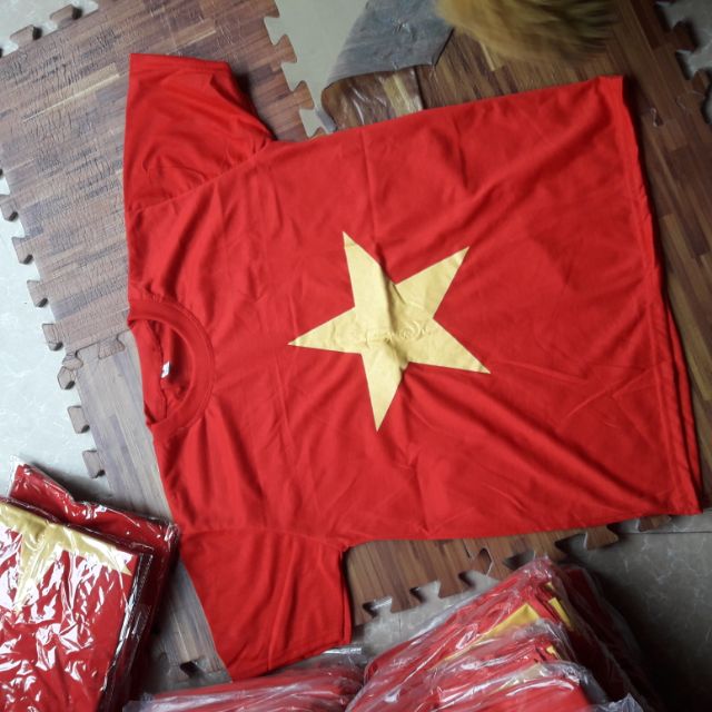 Combo 50 Áo Cờ Đỏ Sao Vàng - Băng rôn Việt Nam Chiến Thắng
