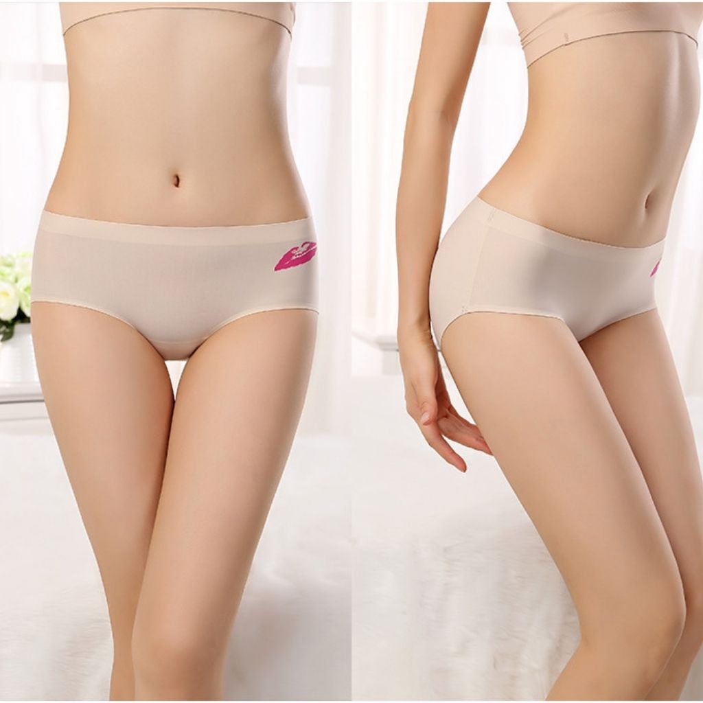 Quần lót nữ thun lạnh không đường may su đúc dễ thương mặc thoải mái Q11