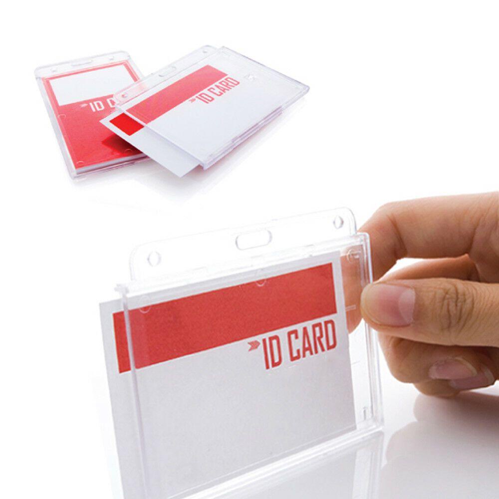 Set 10 Hộp Nhựa Trong Suốt Đựng Thẻ Tín Dụng Tiện Lợi Ốp