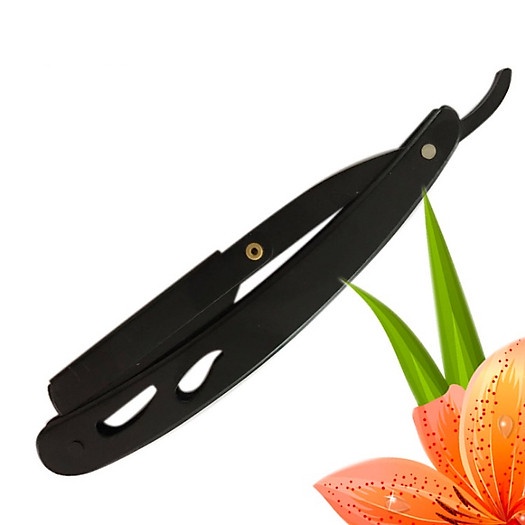Black Professional Razor/ Dao Cạo Râu Chuyên Nghiệp màu đen