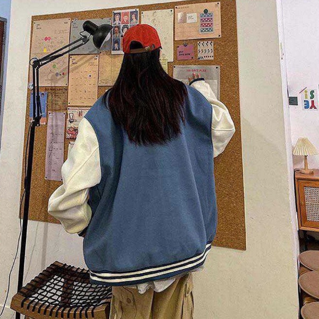 Áo khoác bomber nam nữ form rộng ulzzang  áo khoác nỉ bông unisex street style Hàn Quốc AKBBN LECHAU cao cấp rẻ siêu đẹp | BigBuy360 - bigbuy360.vn