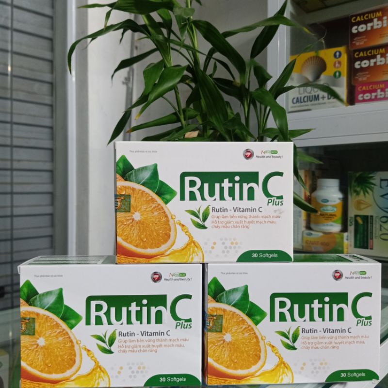 Rutin C plus giảm nóng trong, nhiệt miệng,tăng cường sức đề kháng