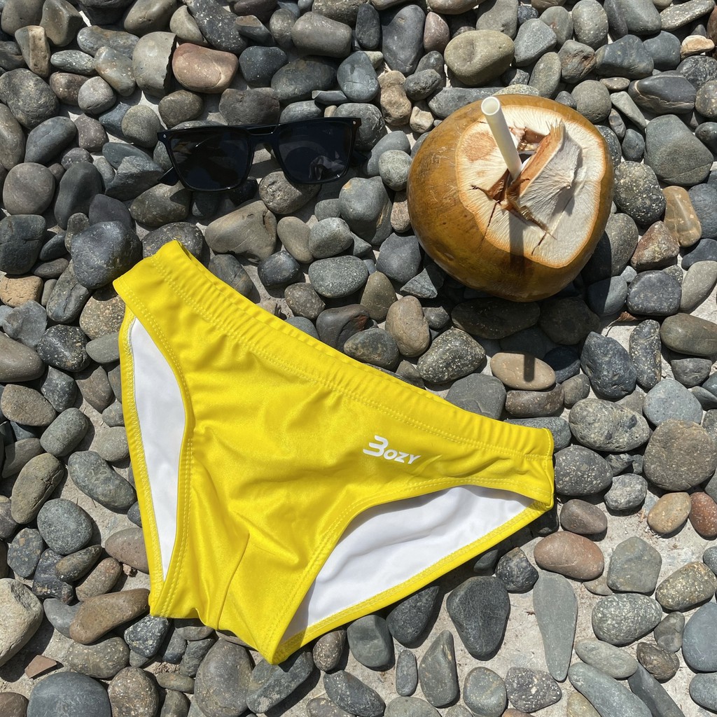 Bozy quần bơi nam cao cấp - Màu vàng
