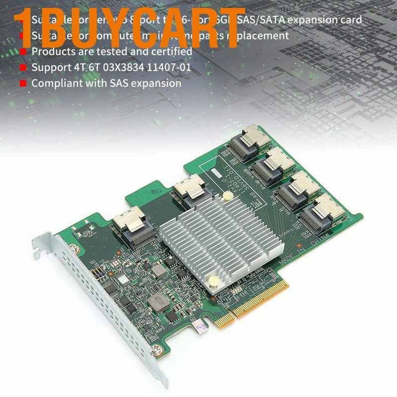 Card Sata 8-16 Cổng 6gb Sas / Sata Mở Rộng Pci-Express For Lenovo 4t 6t 03x3834 11407-01