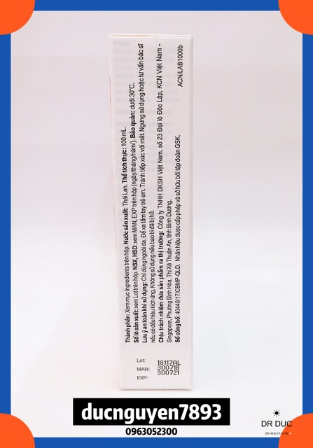 SỮA RỬA MẶT ACNE-AID CLEANSER 100ml DÀNH CHO DA NHỜN MỤN