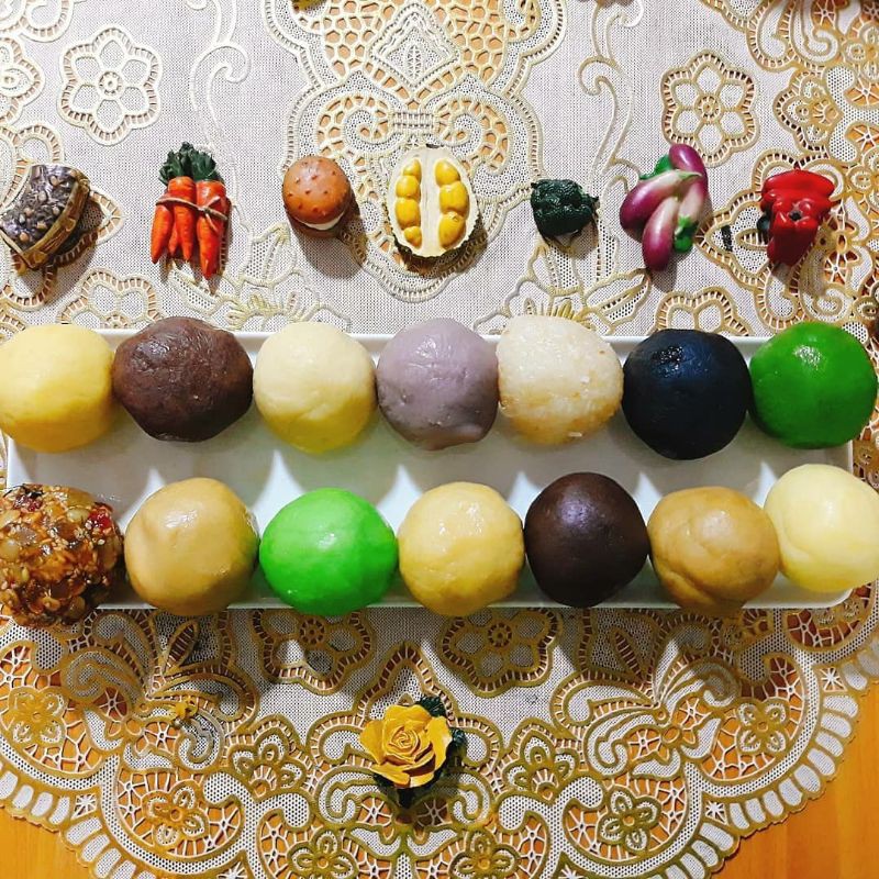 Nhân trung thu sên sẵn handmade nhiều vị