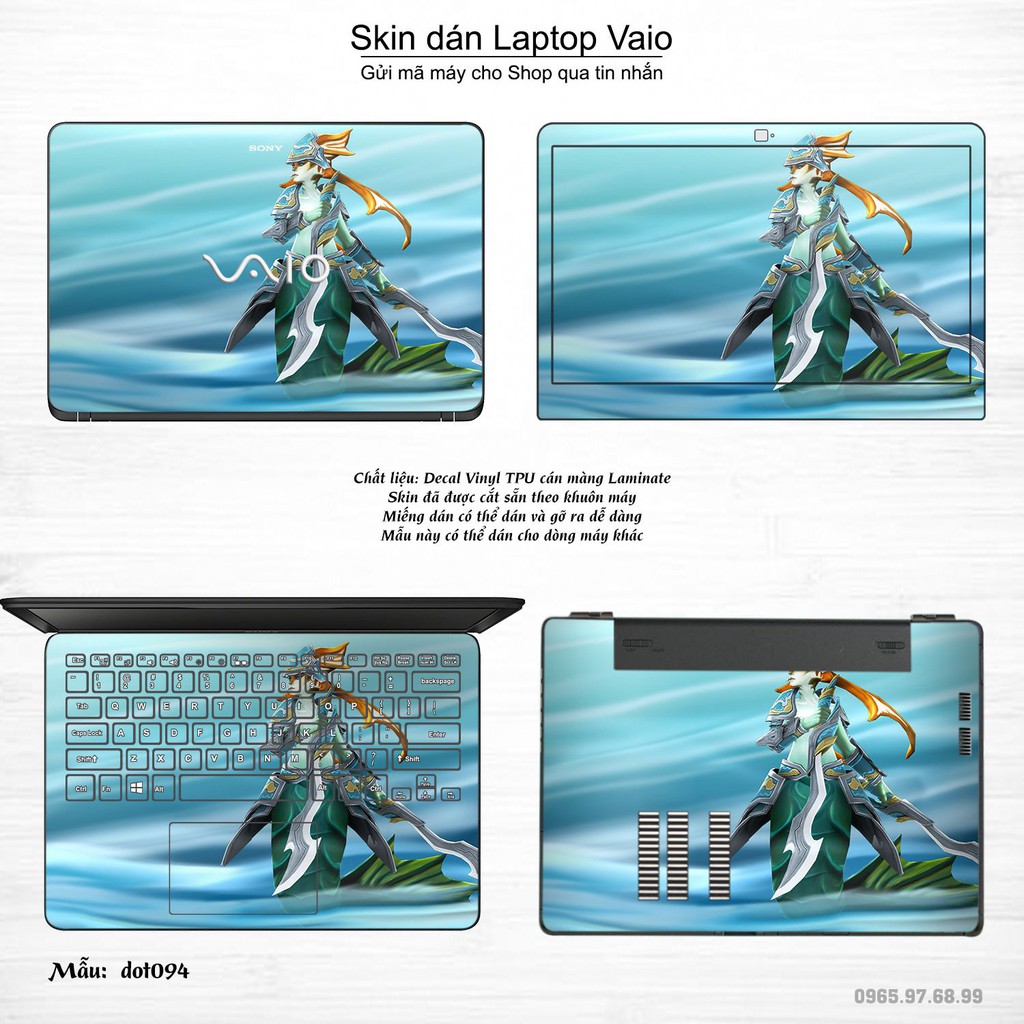 Skin dán Laptop Sony Vaio in hình Dota 2 _nhiều mẫu 16 (inbox mã máy cho Shop)