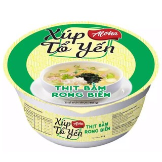 XÚP/ SÚP TỔ YẾN ALOHA THỊT BẰM RONG BIỂN 55G