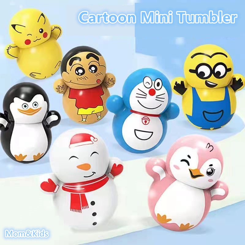 High Quality Đồ Chơi Lật Đật Mini Hình Động Vật Hoạt Hình Cổ Điển Giúp Giáo Dục Sớm Cho Bé