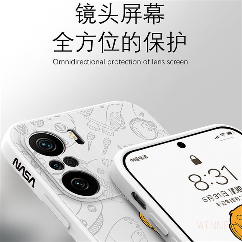 Ốp Lưng POCO F3 POCO X3PRO POCO X3NFC X3 MI11T MI10T 10Tpro MI 10 POCO M3 M3PRO POCO C3 Ốp điện thoại họa tiết phi hành gia choTKR