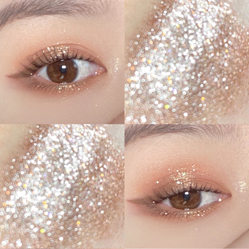 LAMEILA Phấn Mắt Dạng Lỏng Màu Sắc Long Lanh Chống Nước Tiện Dụng