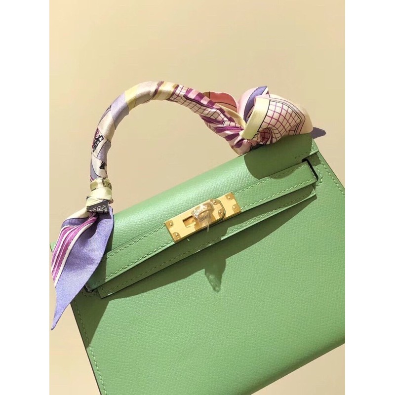 Túi Hm kelly xanh cốm