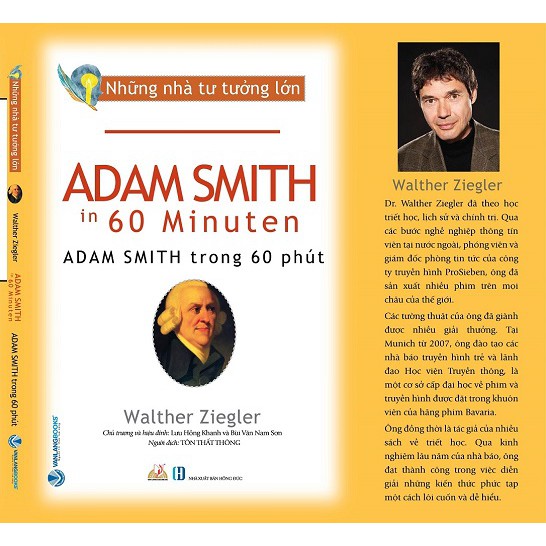 Sách - Nhà Tư Tưởng Lớn - Adam Smithtrong 60 Phút | BigBuy360 - bigbuy360.vn