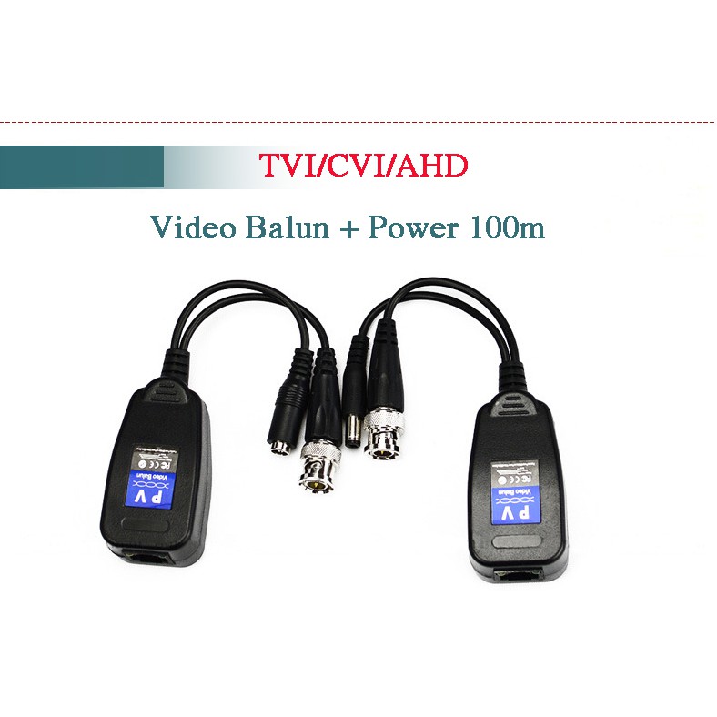 Video Balun kèm nguồn 100 Mét