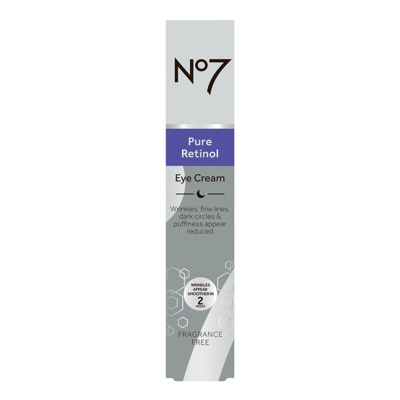 Kem dưỡng mắt giảm nếp nhăn, quầng thâm, bọng mắt No7 Pure Retinol Eye Cream 15ml