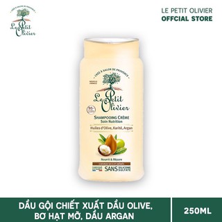 Dầu Gội Le Petit Olivier Chiết Xuất Dầu Olive, Bơ Hạt Mỡ, Dầu Argan 250ML [Pháp]
