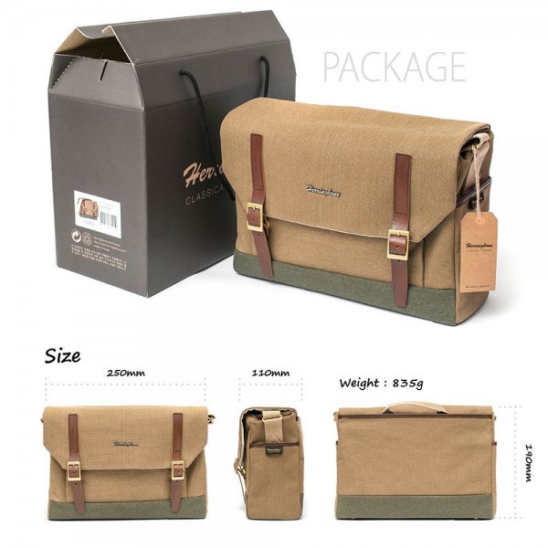 Túi máy ảnh Herringbone Postman Small