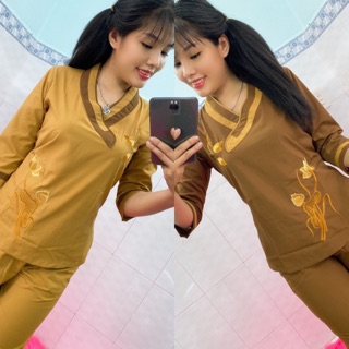 Đồ lam đi chùa # Tim bầu kate