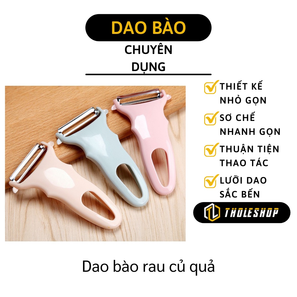 Dao bào - Dụng cụ bào, gọt rau củ - Dao bào 2 lưỡi gọt vỏ củ quả tiện lợi, nhanh chóng