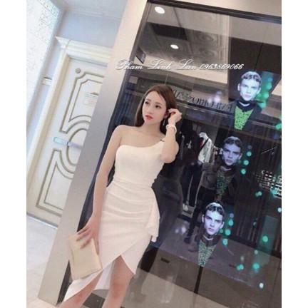 VÁY CHÉO VAI BODY KẾT CƯỜM EO VÀ VAI THỜI TRANG THIẾT KẾ VCV03