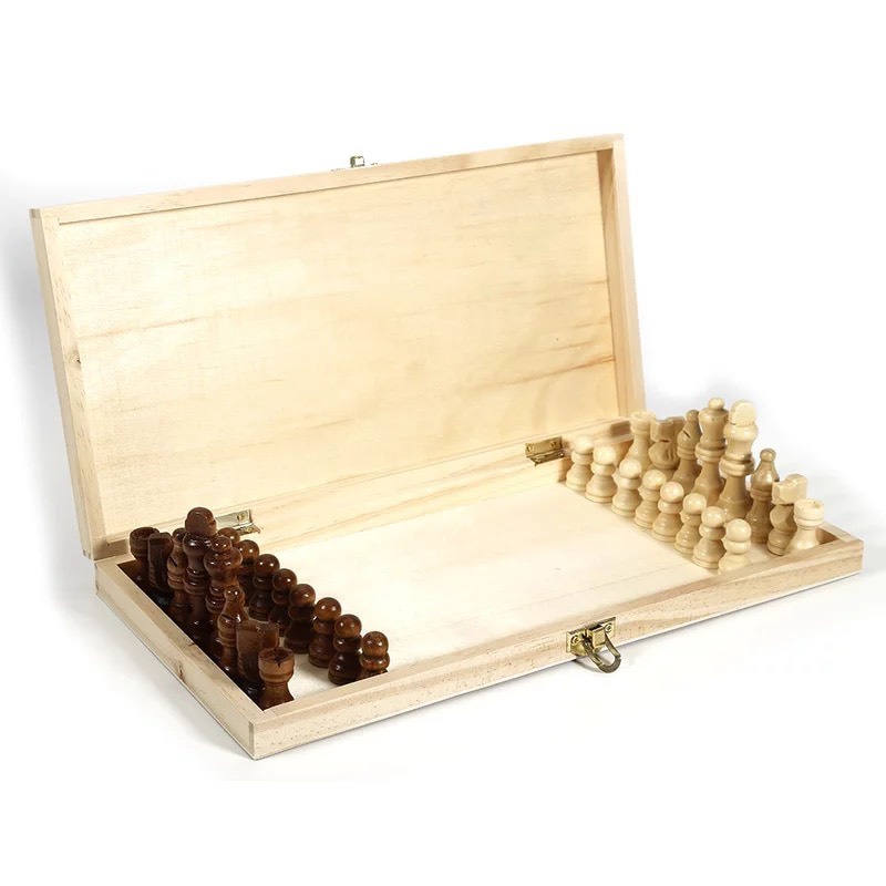 Bàn Cờ Vua Bằng Gỗ Sang Trọng Gọn Nhẹ Benrikids Đồ Chơi Cờ Board Game Thông Minh Cho Bé