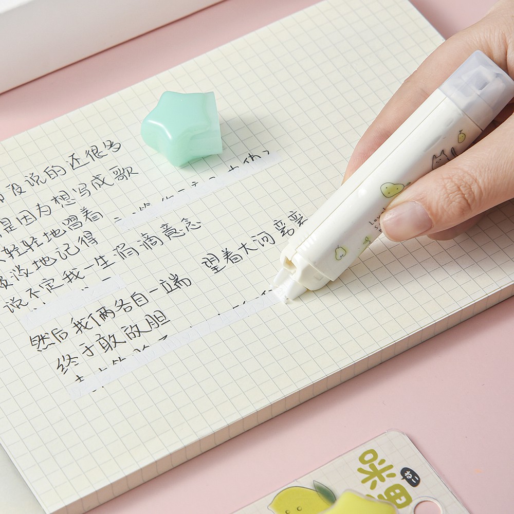 Bút xóa kéo hai mặt thiết kế nắp ngôi sao độc đáo TG-B813C