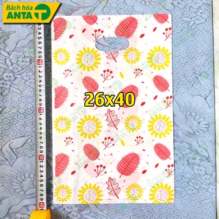 100g túi xốp hột xoài size lớn 26x40 cm - nilong HD in hình đựng phụ kiện, nước hoa, mỹ phẩm, quần áo, giày dép