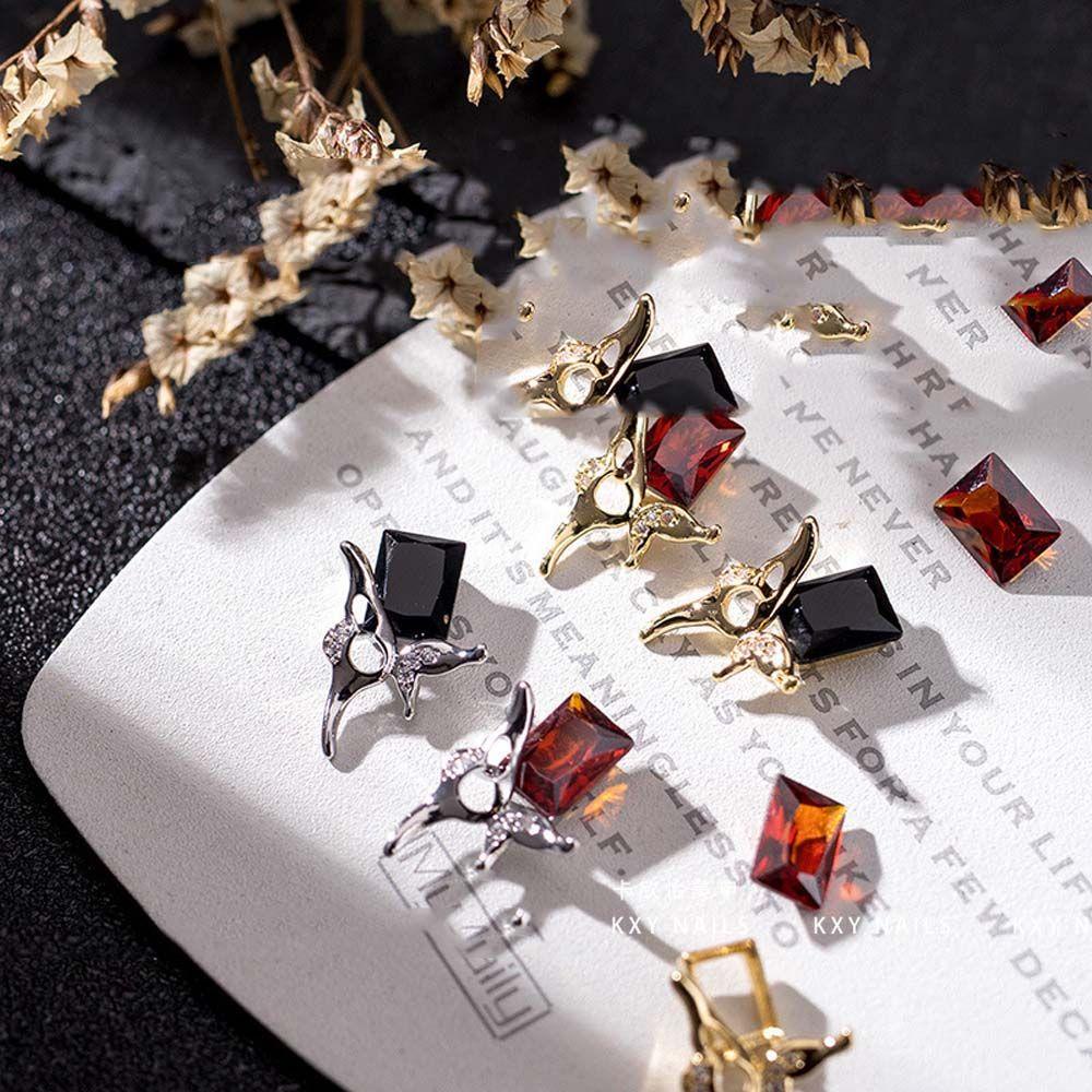 MOCHO Phụ Kiện Trang Trí Móng Tay Hình Bướm Xinh Xắn Charms