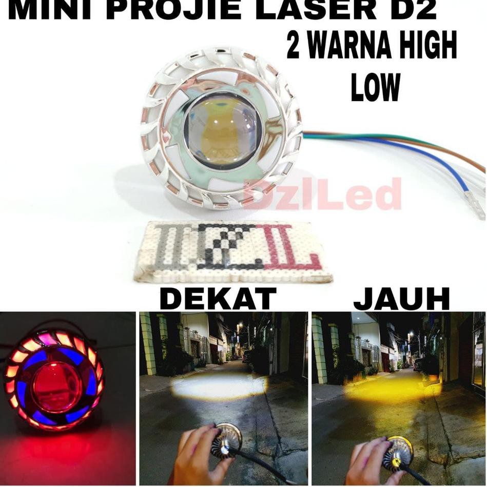 Đèn led laser d2 mini 2.5 inch độ sáng cao