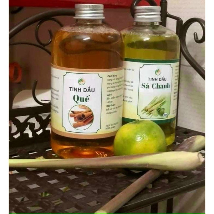 Tinh Dầu Xông Sả Chanh Và Quế Chai 500ml