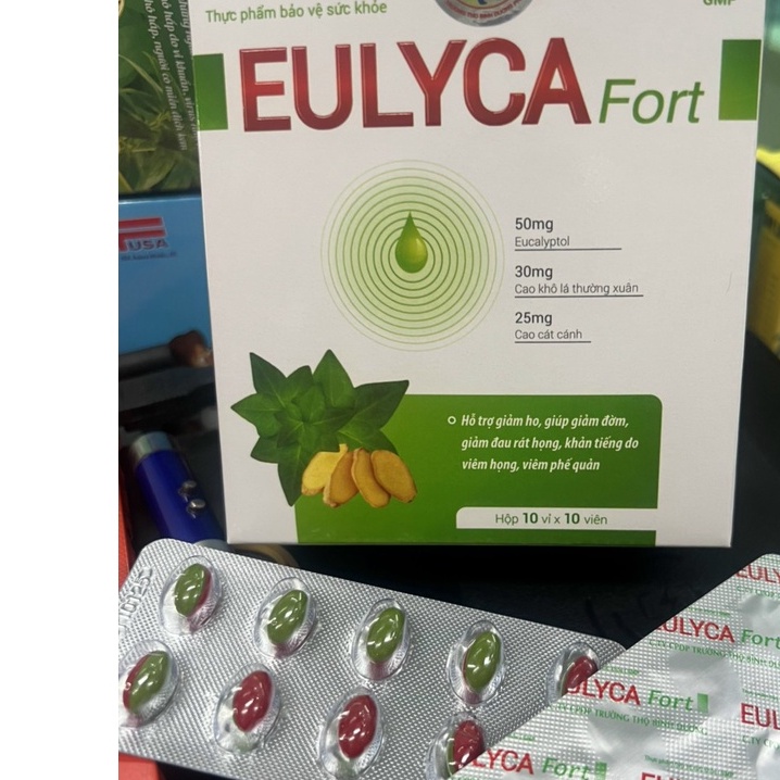 Eulyca Giảm ho thông thoáng mũi họng