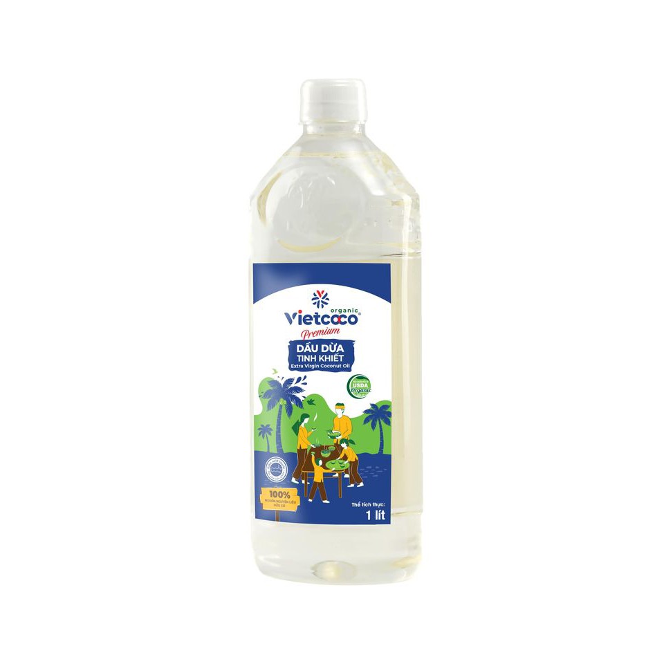 Dầu dừa Vietcoco chai PET 1000ml