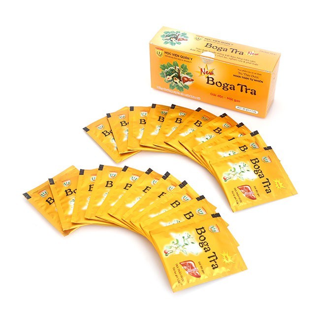 Trà Bổ Gan Boga Tra học Viện Quân Y - Thanh Nhiệt, Giải Độc, Mát Gan [Chính hãng]