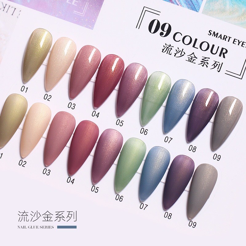 AIFER Sét Sơn gel thạch 9 chai màu !