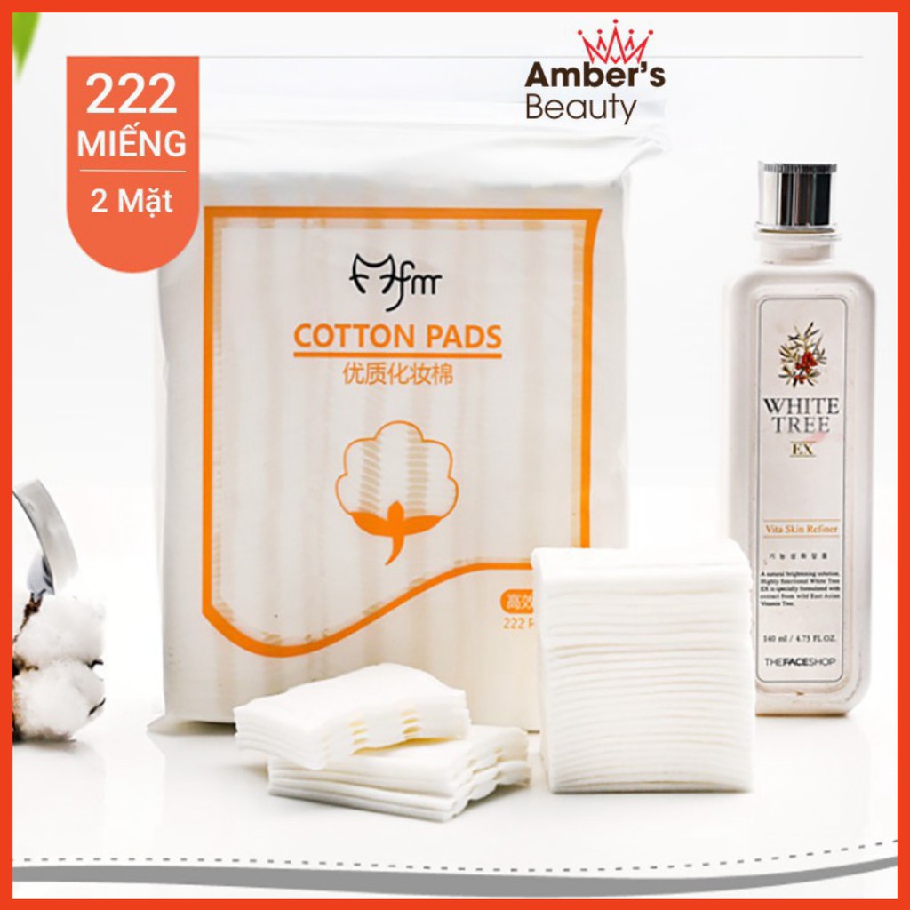 Bông tẩy trang 222 miếng - cotton pads bản chính hãng