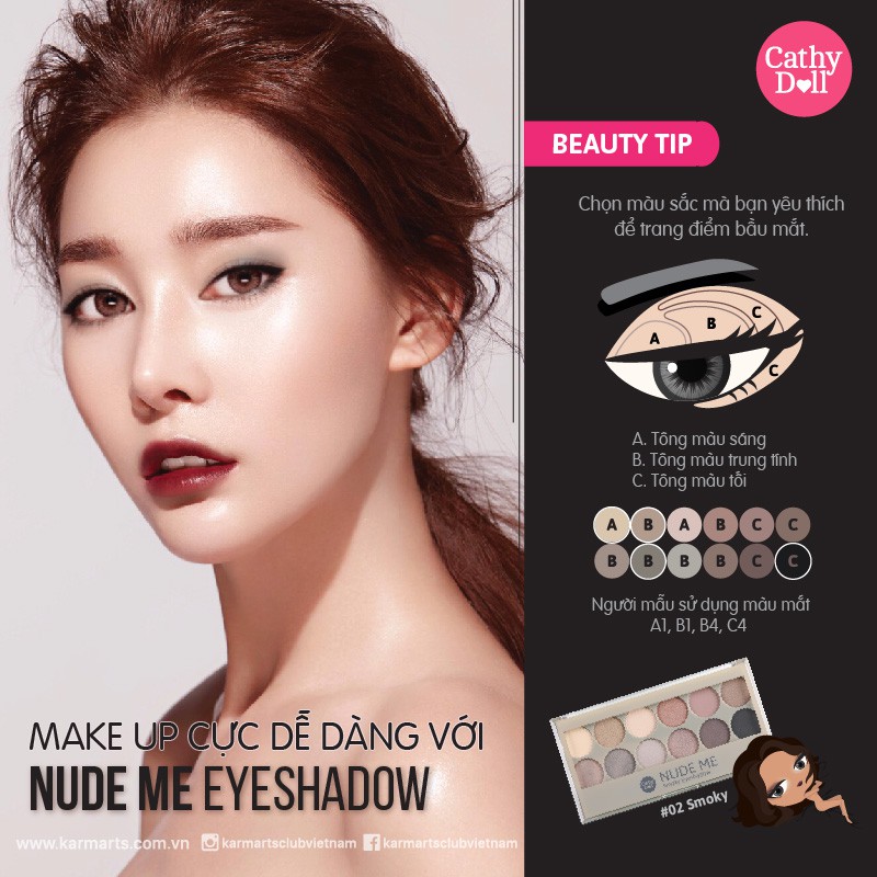 Bảng màu mắt Cathy Doll Nude Me Eyeshadow