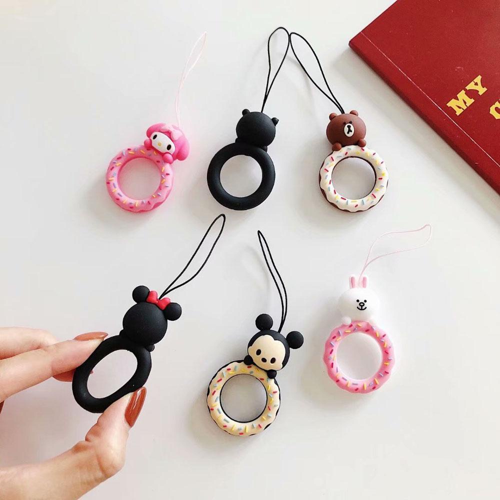 Dây Đeo Điện Thoại / Chìa Khóa Họa Tiết Hoạt Hình Mickey Minne