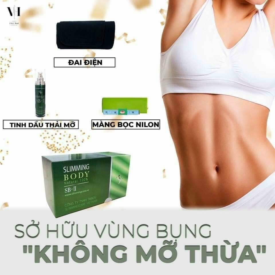 Bộ Ủ Nóng Tan Mỡ SLIMMING BODY 2 hỗ trợ giảm mỡ Bụng | Đùi Hiệu Quả