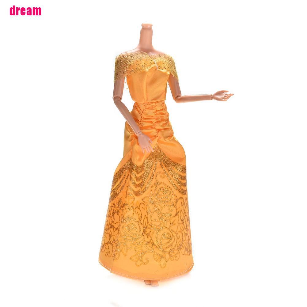 1 Váy Cưới Màu Vàng Kích Thước 22cm / 8.66
