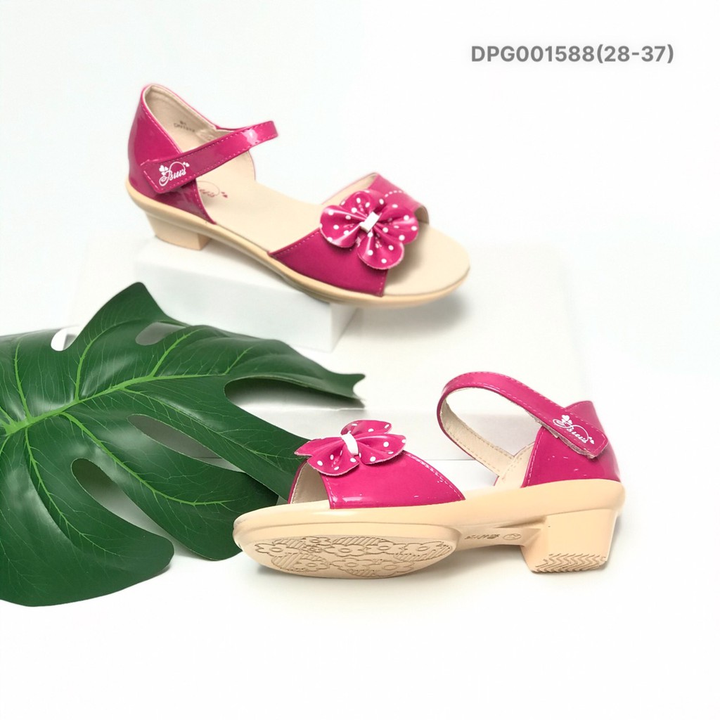 Sandal bé gái 28-37 ❤️FREESHIP❤️ Sandal bé gái BlTIS cao gót gắn nơ xinh xắn DPG001588