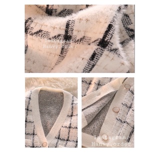 [ORDER] Áo cardigan len lông thỏ (kèm ảnh thật)