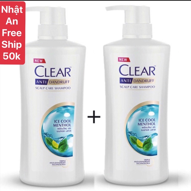 Dầu gội - dầu gội đầu Clear ( Mã SP : 2 CHAI CLEAR BẠC HÀ )