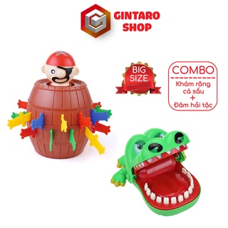 Combo đâm hải tặc và khám răng cá sấu size lớn nhất dành cho bé và gia đình giải trí GINTARO SHOP