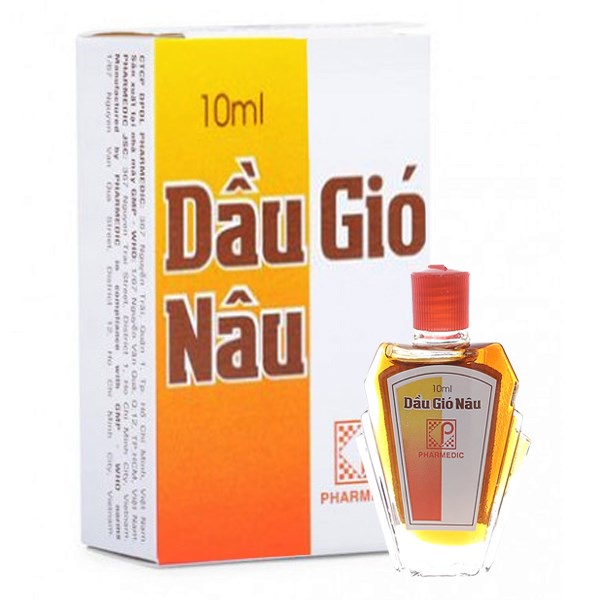 Dầu Gió Nâu Pharmedic 10ml