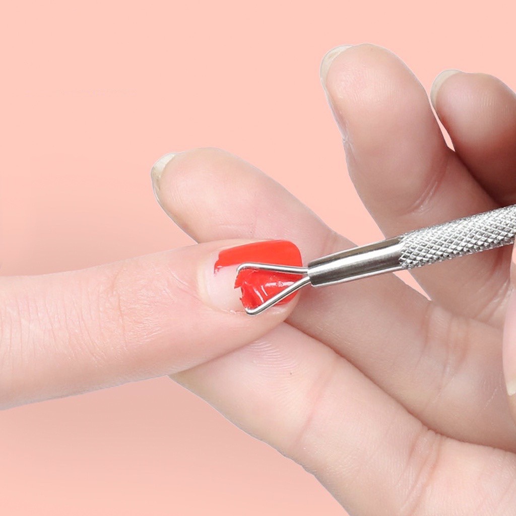 Cây cạo sơn gel sơn móng tay inox dùng tốt chuyên dụng cho dân làm móng phụ kiện nail Hà Chi
