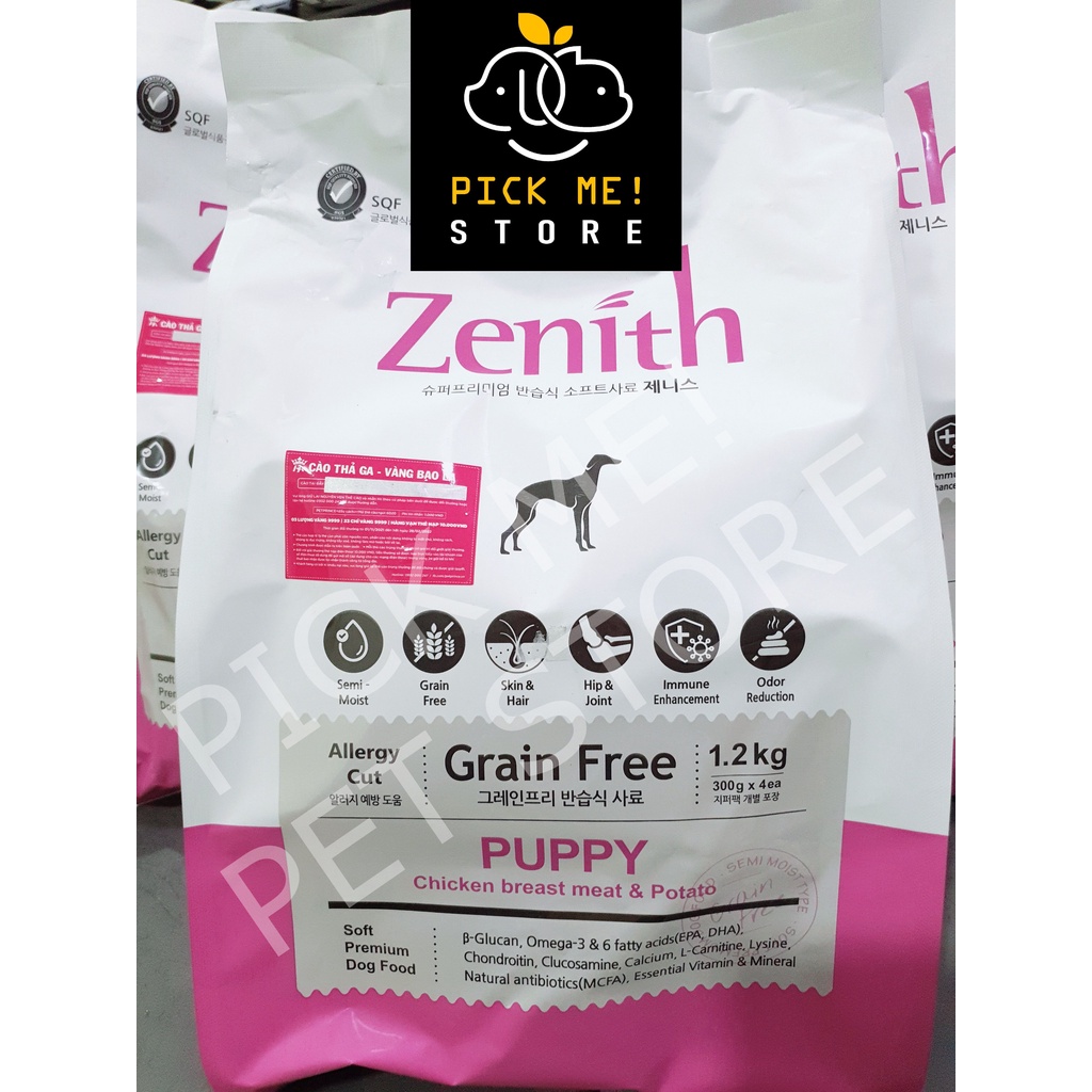 [ CHÍNH HÃNG ] Hạt Mềm Zenith Puppy Cho Chó Con 1.2kg