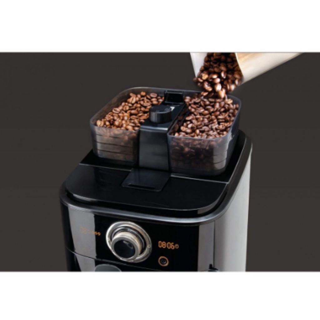 Máy pha cà phê Philips HD7769, tự động xay và pha cafe hạt/bột, Philips Grind and Brew Filter Coffee Maker